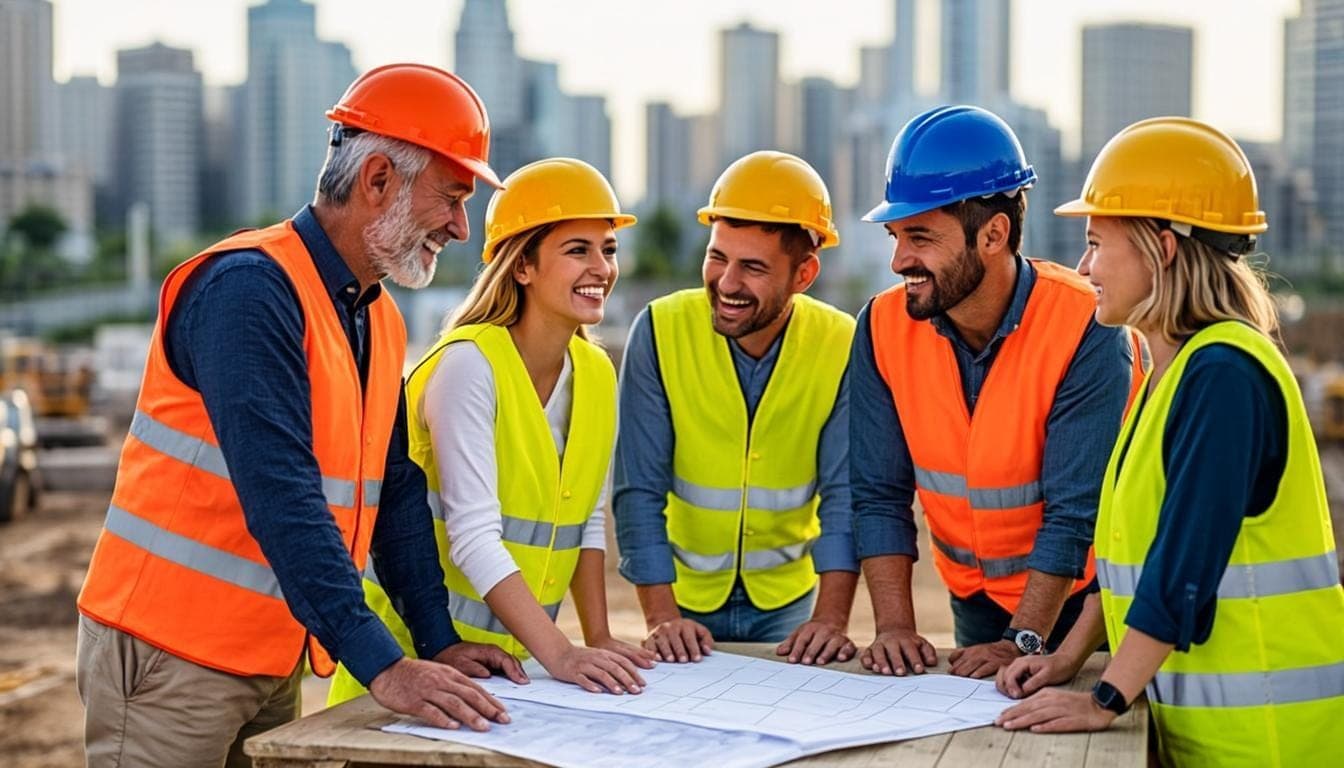 The Premier Global Contractors team on site in Melbourne